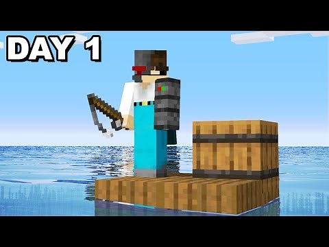 Surviving Minecraft stranded on a RAFT...