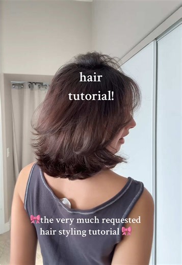 a hair tutorial, as promised! #hairtutorial #shorthair #haircut #bob