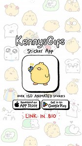 Hey Everyone! 👋 BIG NEWS! The KennysGifs Sticker app has officially launched for both iOS and Android, and you don’t want to miss out🎉✨ Why stick to text when you can express yourself with playful stickers that are just a tap away? Whether you’re feeling silly, cute, or downright fabulous, there’s a sticker for every mood! 💖 It’s super easy to use! Just download the app, browse through an extensive collection of over 150 unique animated stickers, and start sharing with your friends and family