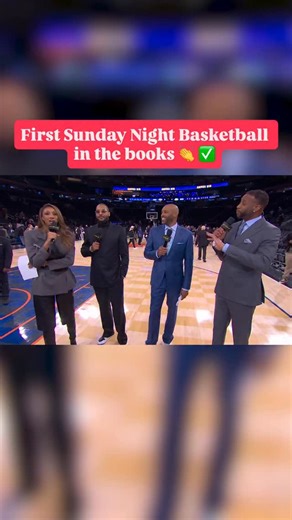 The NBA Showtime crew loved the first edition of Sunday Night Basketball! Lots of action packed Sundays to come. | NBA on NBC and Peacock