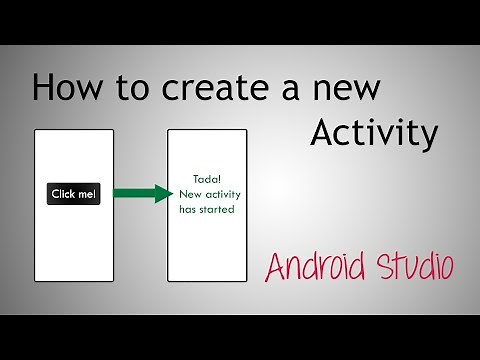 How to create a new activity