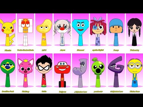 Incredibox Sprunki OC Phase 1 to Phase 3 Ricky rectangle, Fifteen, FNF BoyFriend, Grinch, Steven