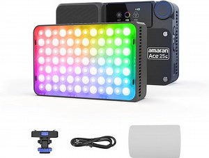 Amaran Ace 25c RGBWW Full Color LED Light, 32W On-Camera Video Light, 2300K-10000K,... | bol