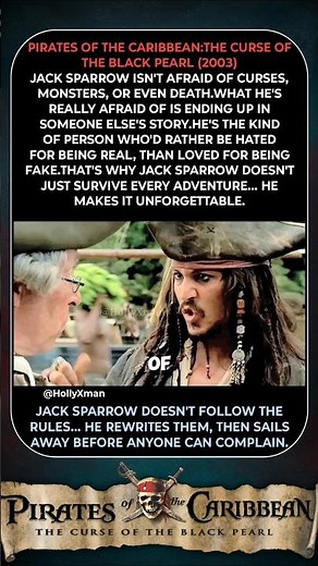Pirates Of The Caribbean: The Curse Of The Black Pearl (2003) Jack Sparrow Never Plays By The Rules