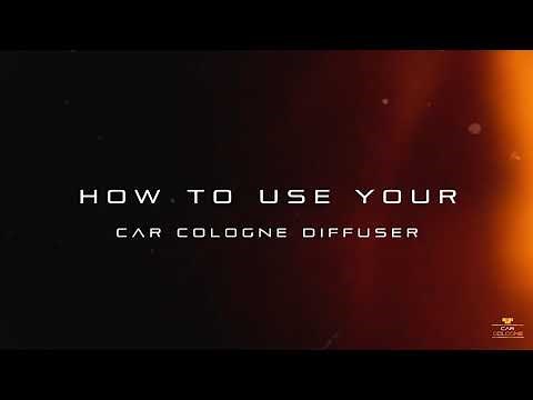 How To Use Your Car Cologne Diffuser | Luxury Car Fragrance