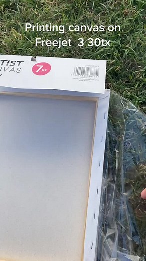 How to print a canvas on freejet 330 tax plus