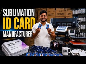 Bulk Sublimation ID Card Printing Process 😍 Complete Manufacturing Setup