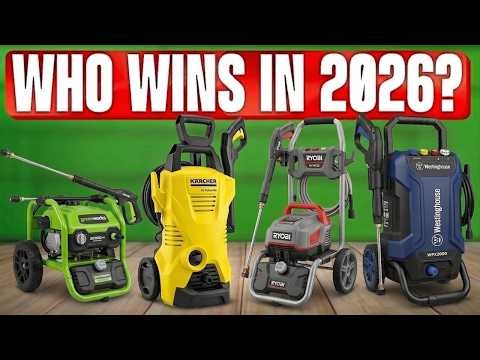 ✅ 7 Best BUDGET Pressure Washers on Amazon [2026] For Cars, Fences, Driveways, Home & Patios!