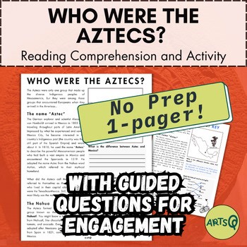 Aztecs of Mesoamerica Reading and Activity 1-Pager