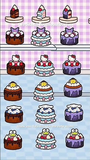 🍰 ALL KAWAII CAKES VARIATION, YOU CAN MAKE WITH THE NEW UPDATE 🎂
