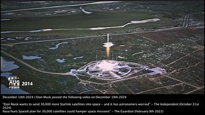 Elon Musk | "Musk to Wants to Send 30,000 Starlink Satellites Into Space." - The Independent (10/21/2024)   Why Did Musk Post the Following Video On 12/18/2024?   "DODs Biggest Contractor Is Elon Musk." - Kash Patel