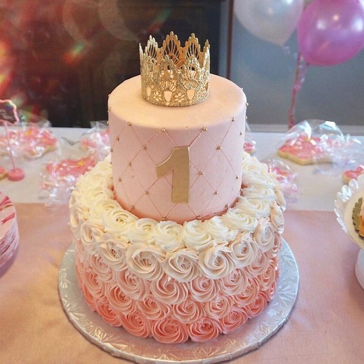 Crown Cake Topper | Princess Party Decoration |sienna Mini Lace Crown | WASHABLE - Etsy