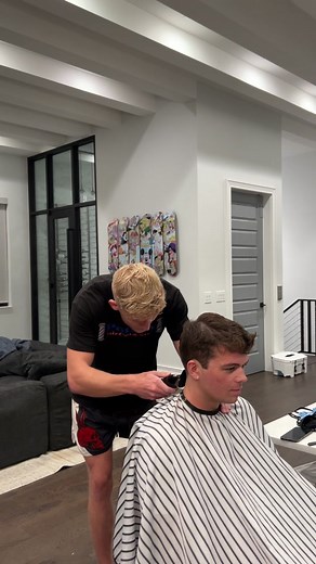 Starting my new career as a barber