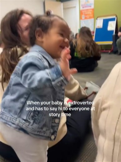 Baby Shows the Cutest Way to Say Hello!