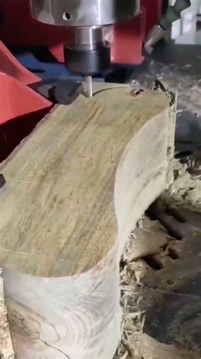 Shaping a Wooden Board with a Handy Machine #smartdiy