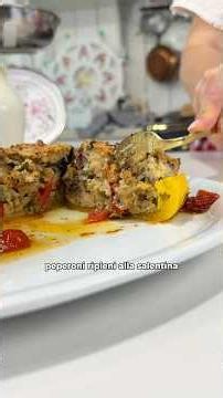 PEPERONI RIPIENI ALLA SALENTINA: RICETTA SENZA CARNE