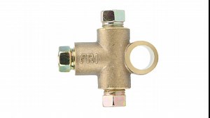 Brake Line Tee, 3 Way T Shape Brake Tee With 3 Male Nuts Short Union M10 3/16in Pipe 10mm 1841 PSI/ 127 BAR Car Replacement Brake Tee Suit For Inverted Fittings