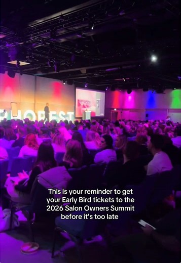 Are you ready for it? 🚨 Time is running out to get your 2026 Salon Owners Summit tickets at our Early Bird price ⏳💸 Don’t miss out on this amazing offer ✨ We can’t wait to welcome you all back to Dublin this January 💚 📍Where: The Dublin Royal Convention Centre, Ireland 📆 When: 25th & 26th of January, 2026 Got questions about what you can expect to see at the event? Drop us a DM now and lets chat all things Salon Owners Summit 🥰 #fyp #areyoureadyforit #salonownerssummit #salonowners #earlyb