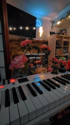 Best Game Over Screen Ever? Mario Theme Piano Cover