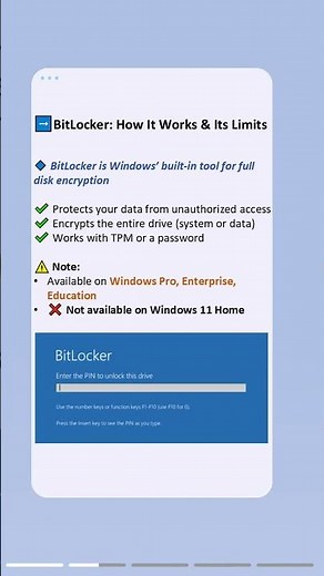 Enable BitLocker on Windows 11 Home