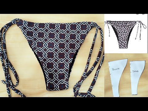 How To Make Your Own Bikini DIY : Easy Way To Cut and Sew Bikini