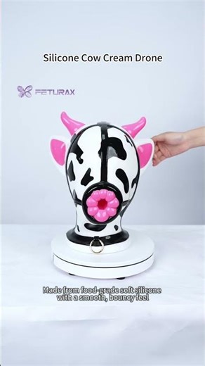 🐄✨Silicone Cow Cream Drone— Product Details Showcase is here! #Feturax #furry #drone #rubber