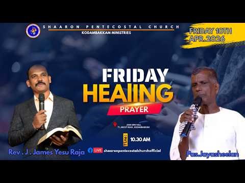 Shaaron Pentecostal Church LIVE: Friday Fasting & Abraham Prayer | pas.JAYASHEELAN