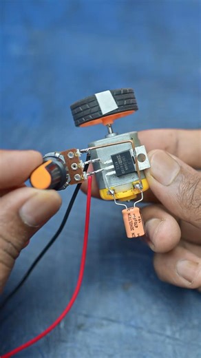 DIY DC Motor Speed Controller | Using Z44N Transistor #shorts #dcmotor #circuit
