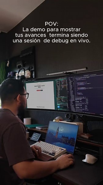 Todo deja de funcionar 🫠 #developer #coding #softwareengineer #programming