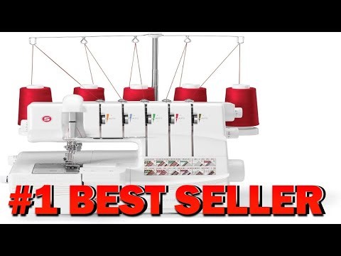 SINGER Professional 14T968DC Heavy Duty Metal Frame Serger Overlock and Accessory Kit - B002PDZTT2
