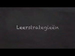 Leerstrategieën Introductie van Pieternel Dijkstra