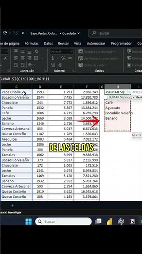 ⚡ SUMAR.SI + SUMA: El Truco para Sumar Varios Productos en Excel #excel #Suma #tutorial #tips