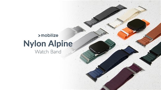 Mobilize Nylon Alpine Watch Band for Apple Watch | Durable & Outdoor-Ready Band