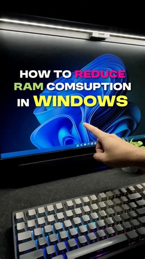 How to Reduce Ram Consumption in Windows #techtips #windows