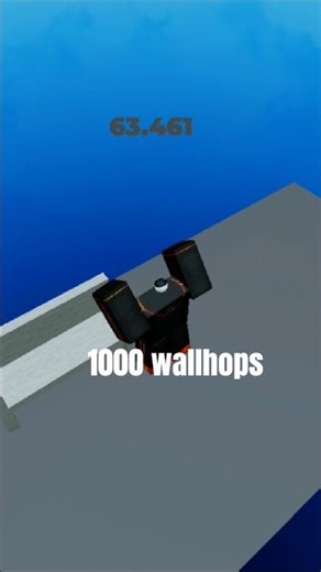 Que pro roblox 1000 wallhops #roblox #rblx #freeschlep