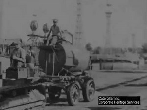Tug of War with Caterpillar Diesel Forty track-type tractors | c. 1936