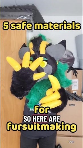 5 Safe Materiale For Fursuitmaking #fursuitmaker #fursuit #furry