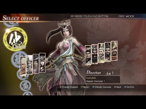 Dynasty Warriors 8: Xtreme Legends Complete Edition All Characters [PS4]