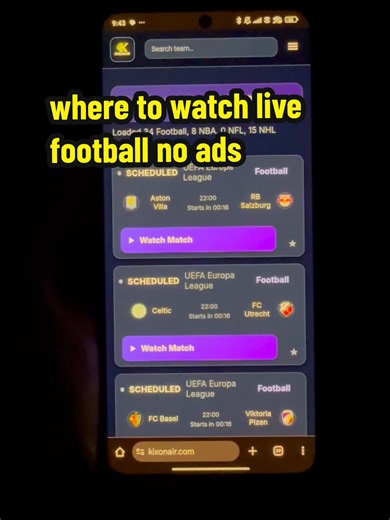 ⚽🔥 Looking for where to watch Europa League live in 2026 while following football in general from the world’s biggest leagues and tournaments? Stream Europa League showdowns, Premier League matchdays, La Liga action, and more using trusted streaming websites and platforms on your phone, tablet, laptop, smart TV, and browsers. Enjoy live matches, highlights, and full match replays anytime 📲💻📺 Discover: ✅ Where to watch Europa League matches live online ✅ Where to stream football across all de