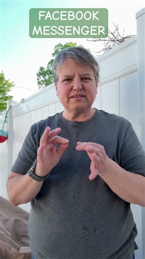 Can you sign Facebook Messenger correctly #asl #signlanguage #challenge
