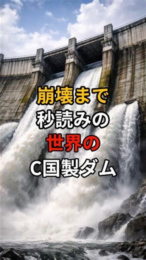 崩壊まで秒読みの世界のダム