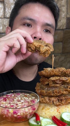 Malutong na Chicharon Bulaklak Mukbang with Java Rice