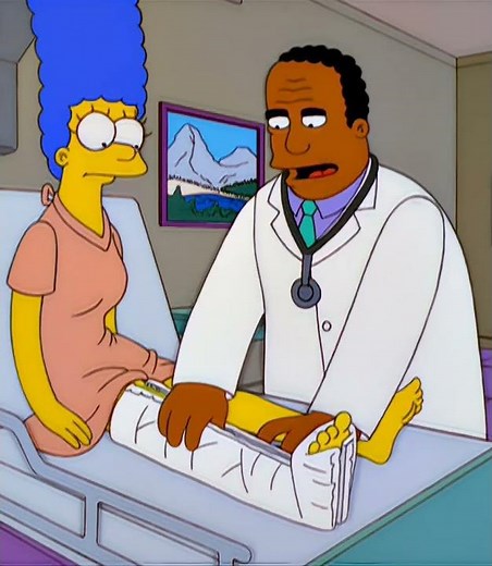 We'll Just Get This Cast Off (from "Little Big Mom") #simpsons