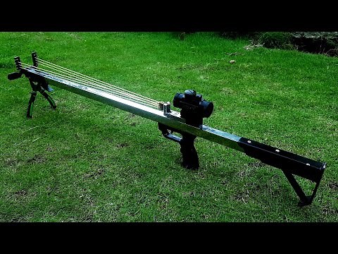 homemade powerful steel slingshot | make a slingshot at home | diy powerful slingshot