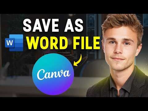 How To Save A Canva File As A Word Document (2026) | Step By Step ✅