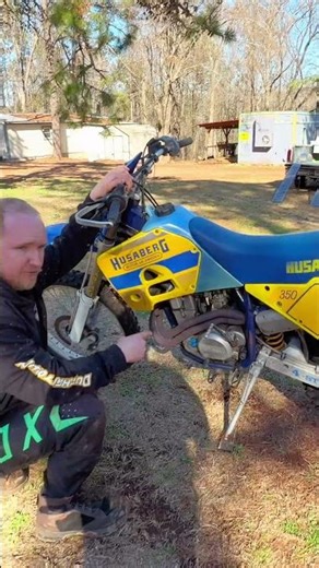 I got a rare Husaberg dirt bike for $100! #dirtbikeadventures #4stroke #dirtbike #vintagemotorcycle