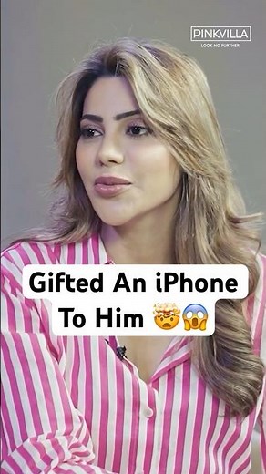 Nikki Tamboli 🤯 gifted her younger cousin an iPhone worth THOUSANDS 💸 #shorts #nikki #iphone