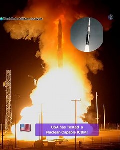 USA Has Conducted a Nuclear-Capable ICBM Test! #militarynews #usa
