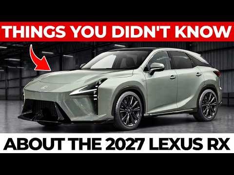 The 2027 Lexus RX Just Got Scary Smart - Hidden Features That Change The Game!