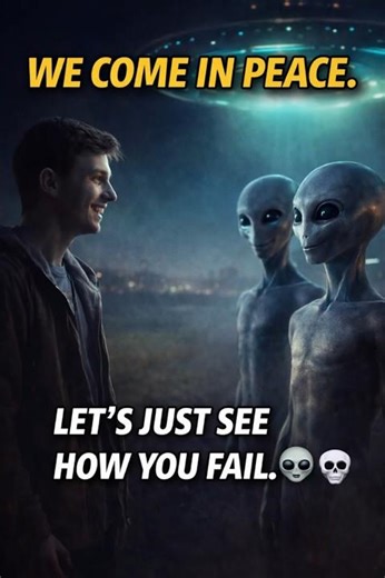 “We Come in Peace”… Yeah Right 😂👽